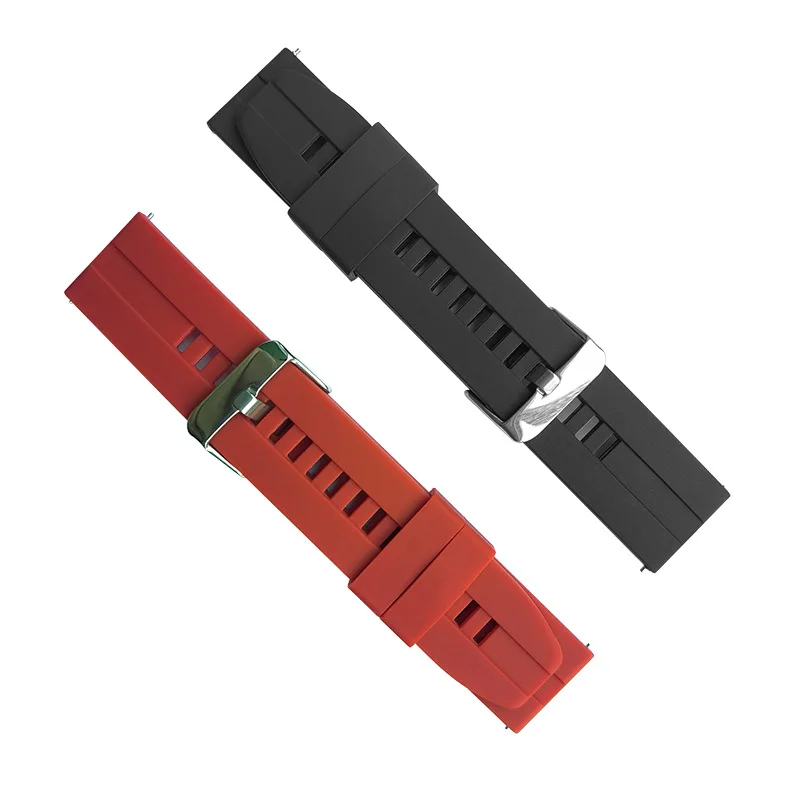 Correas de reloj universales, bandas de silicona de liberación rápida de 22mm y 20mm para Samsung, Xiaomi, Amazfit, Lige, Huawei, Colmi, reloj