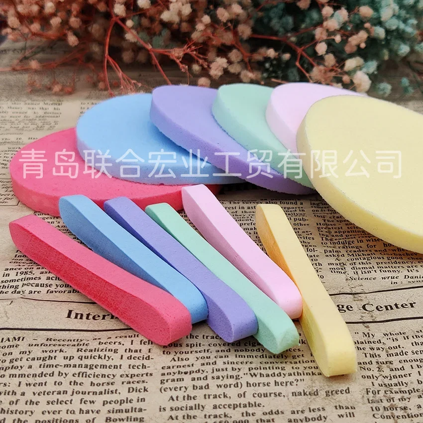 12PCS/Set Cosmetic Puff Compressed Cleaning Sponge Facial Clean Washing Pad Remove Makeup Skin Care Tools