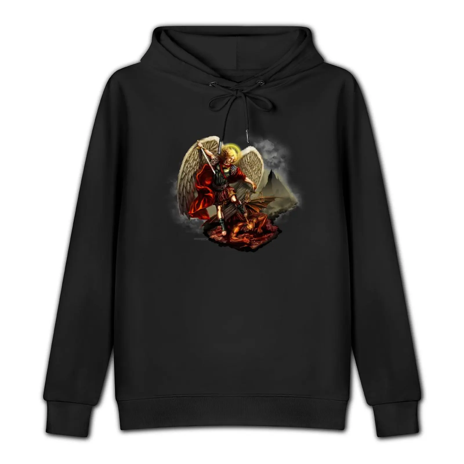 Saint Michael Aartsengel tegen de Duivel Pullover Hoodie mannelijke kleding herfstjas heren hoodie oversize