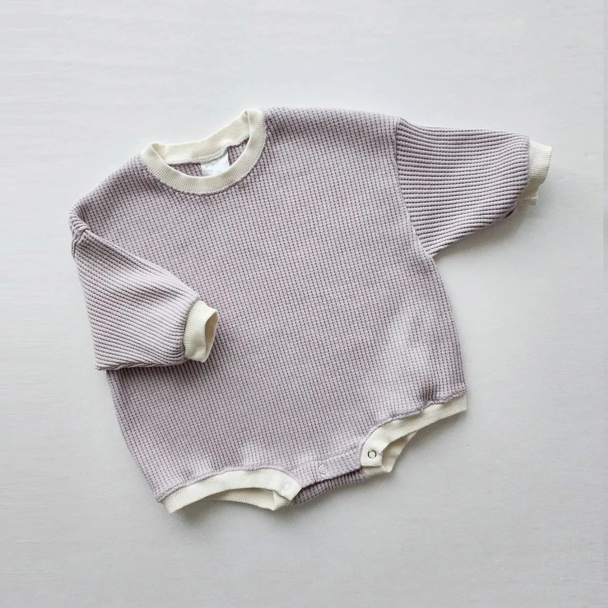 Infant and Toddler Crawling Suit Baby Long-sleeve Bodysuit Romper for Boys and Girls Spring and Summer One-piece