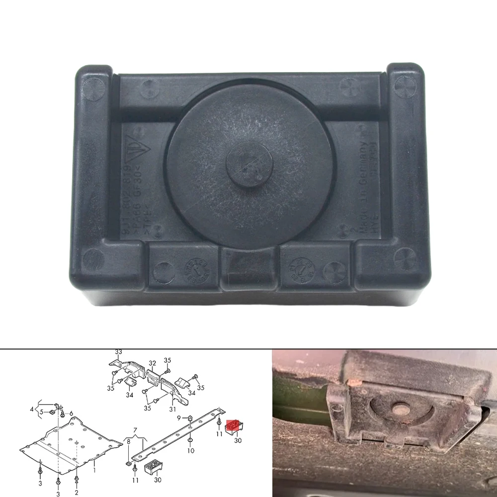 

9J1802819 Rubber Jacking Point Block Jack Pad Protector Adapter For Audi E-Tron Gt 2021-2026 For Porsche Taycan 9J1 2020-2026