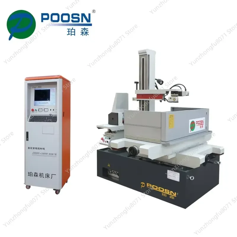 for POOSN DK77 Series Industrial Wire Cut EDM Machine with PLC System Stable Cutting Performance High Power Electrical