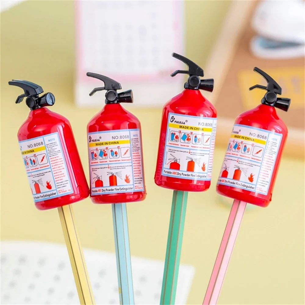 Creative Fire Extinguisher Shape Manual Pencil Sharpener Funny Pencil Cutter Student Stationery School Supplies Children Gifts