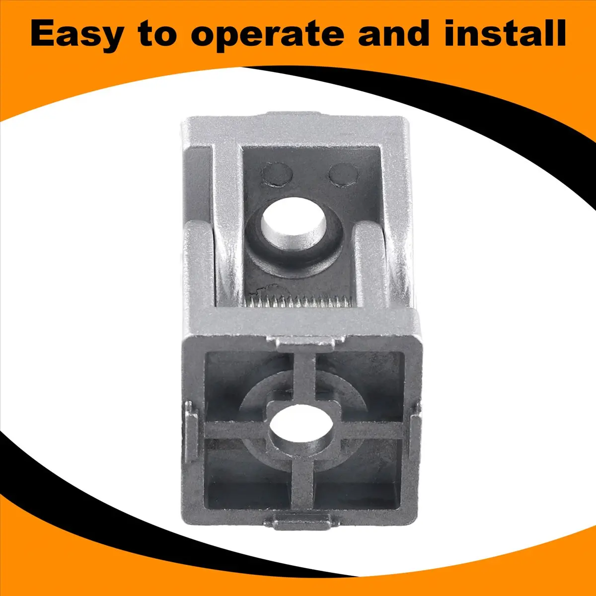 BHBL 3030 Series Aluminum Extrusion Profile Die-Cast Zinc Alloy Flexible Pivot Joint Connector for Aluminum Profile