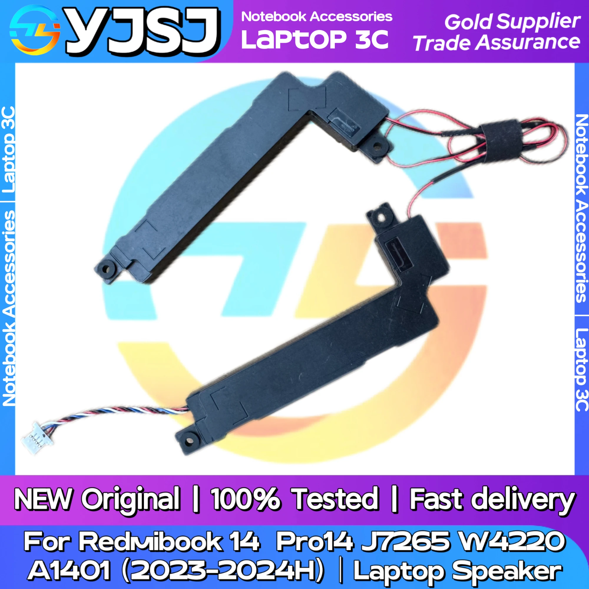 New Original Laptop Notebook Audio Speaker For Redmibook 14  Pro14 J7265 W4220 A1401 （2023-2024H）Built in horn audio