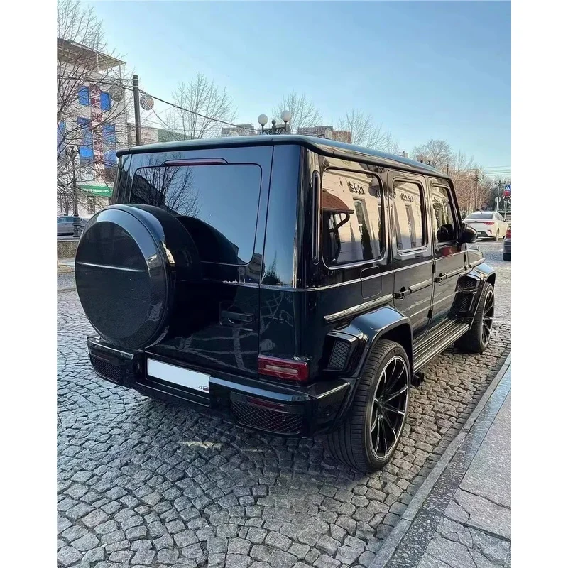 لـ G-class W464 Bodykit 2019+ الترقية إلى BBS Bra-b Style Facelift الجبهة PP الوفير مصبغة الناشر الخلفي #3