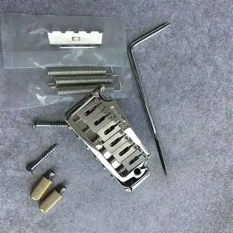 

Wilkinson WVP Электрогитара Тремоло Система Бридж 2-точечное стальное седло из хром-серебристого золота - Аксессуар для гитарной фурнитуры