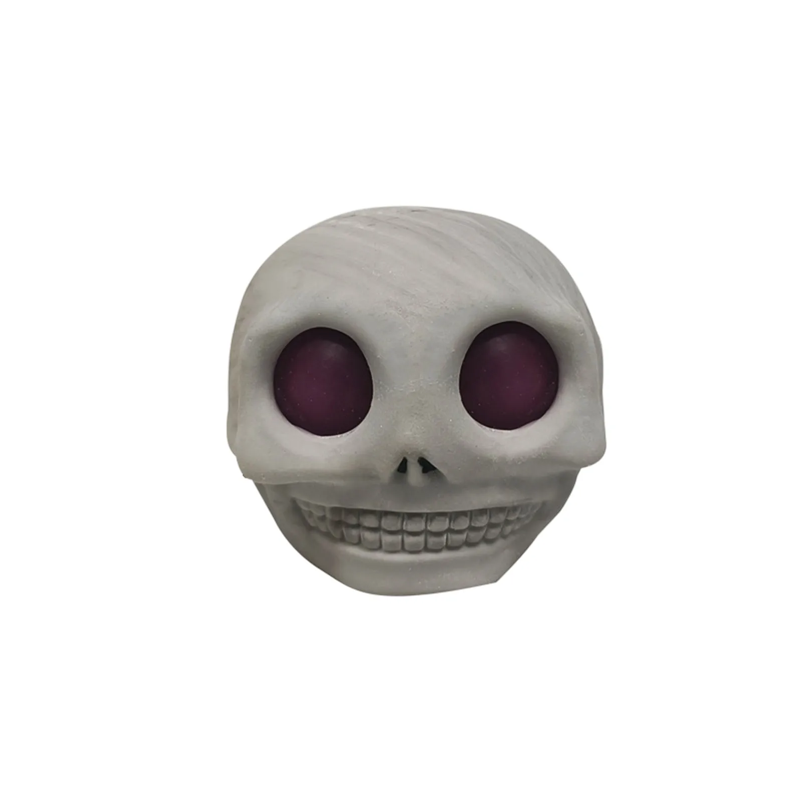 Halloween Squeeze Toys Skull Stress Ball Halloween Squishy Toys Skeleton Head Ugly Cute Bursting Eyes Wacky Creations Kid Toys