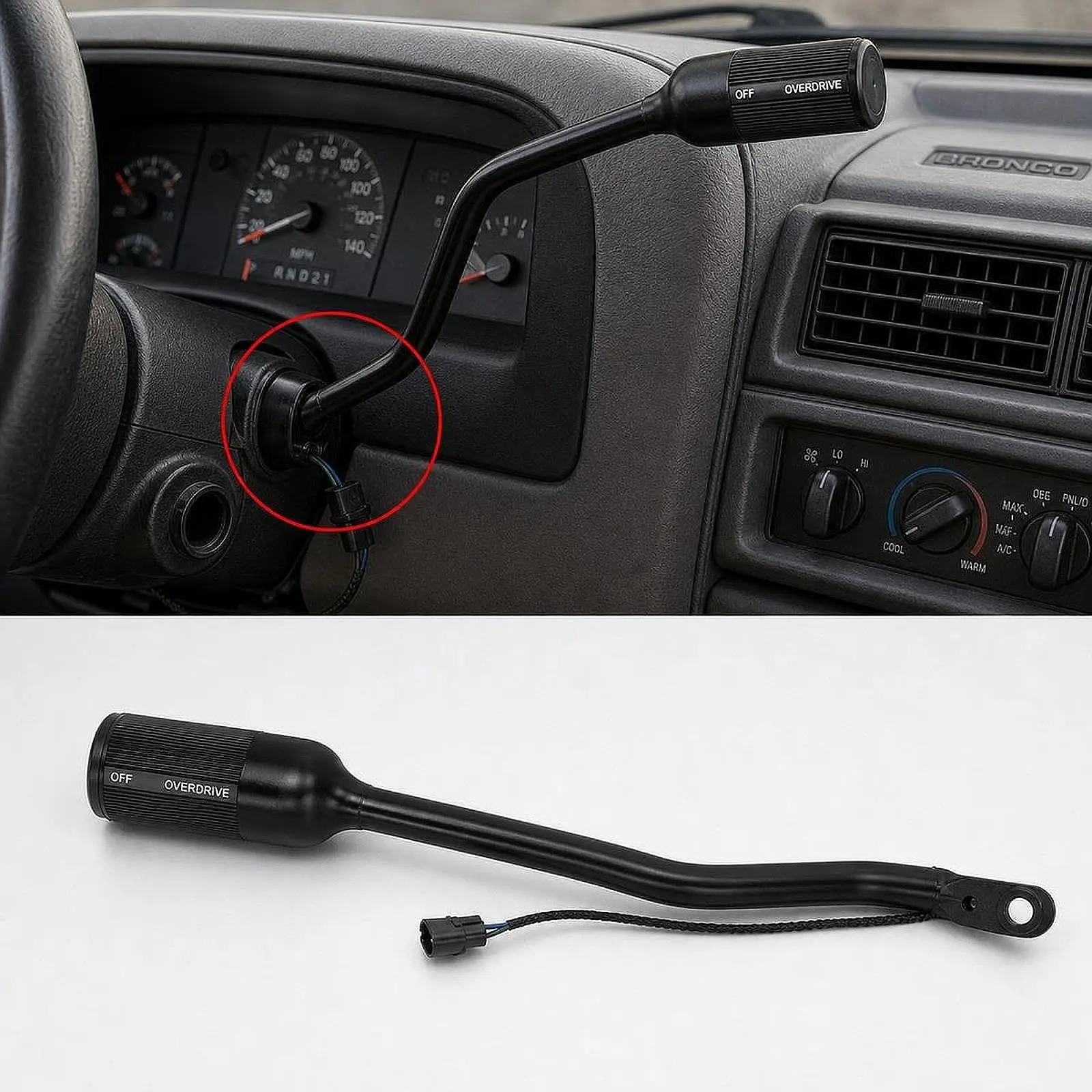 Transmission Gear Shifter Lever for Motorcycle Accessories Plastic Shift Selector with Light for Gearbox System