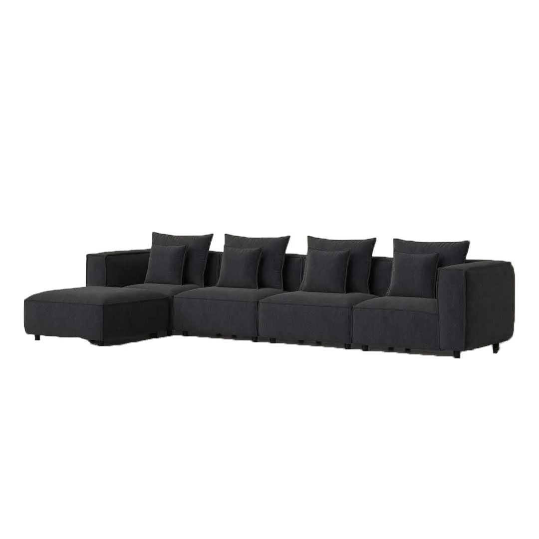 

/European Modern Modular Fabric Large L Shaped Sectional Sofa Living Room Furniture