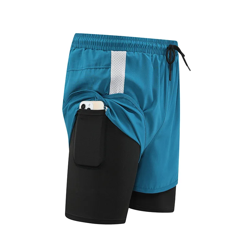 2026 Summer Men's Athletic Running Shorts Quick Dry Lightweight Breathable 4-Way Stretch with Inner Liner for Jogging Marathon