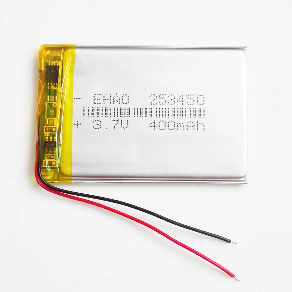 خلايا بطارية ليبو من EHAO قابلة لإعادة الشحن ، رقيقة جدًا ، بوليمر الليثيوم ، ، ، من من ، من ، من ، إلى V ، MP3 ، GPS ، مكبر صوت ساعة ذكية ، 5