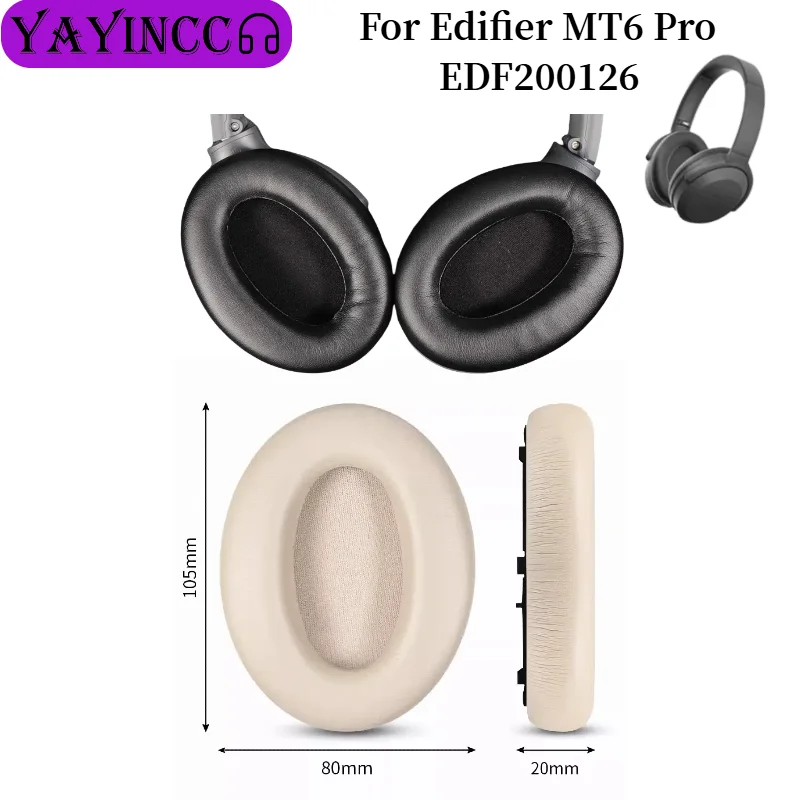 

Replacement Earpads Cushion With buckle For Edifier MT6 Pro EDF200126 Headphones Memory Sponge Sleeves Cover Case Repair Parts