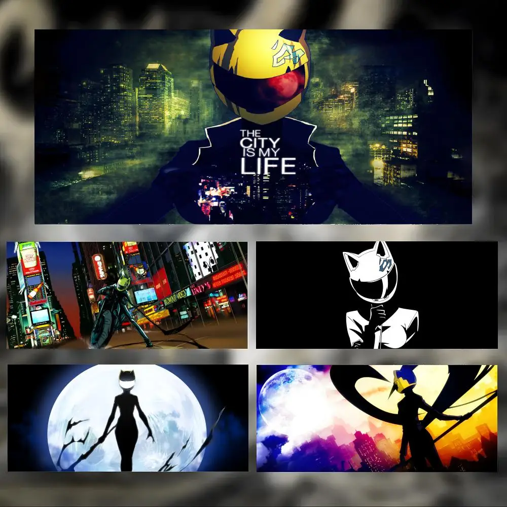 

Cool Urban Anime D-Durarara!! Mouse Pad Large Thick Desk Pad Stitched Edges Gaming Mouse Mat for PC