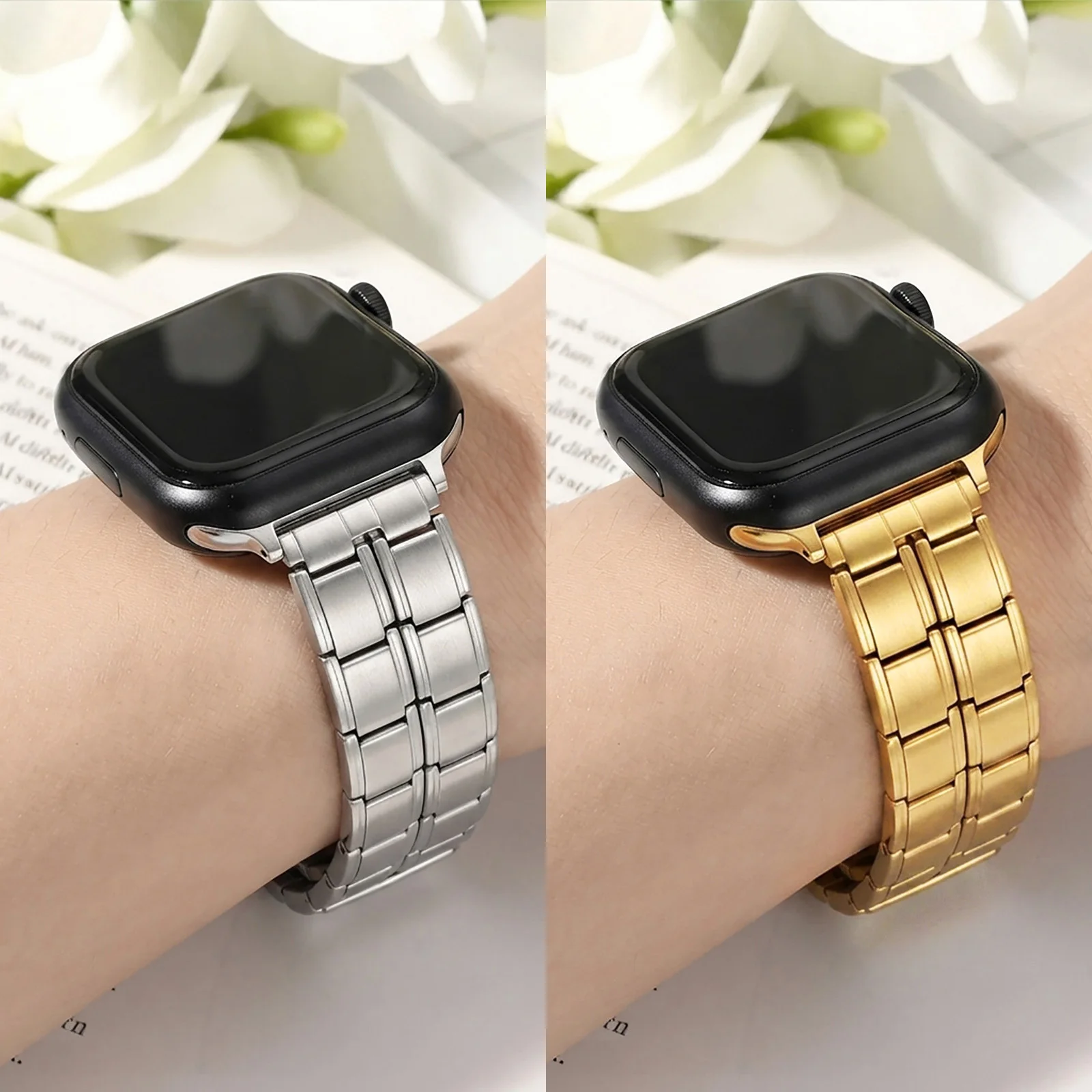 Trendy Personalized Gadgets Smart Watch Adapter Strap Connector Fit Stainless Steel Italian Bracelets DIY Watchband Accessories