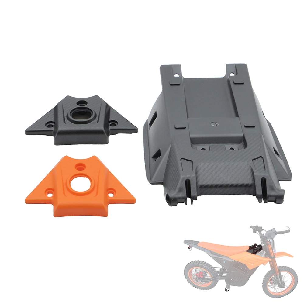 Motorcycle Upper Battery Cover & Ignition Switch Cover Upgrade Mods For Yozma IN10 Electric Dirt Bike E-bike Accessories