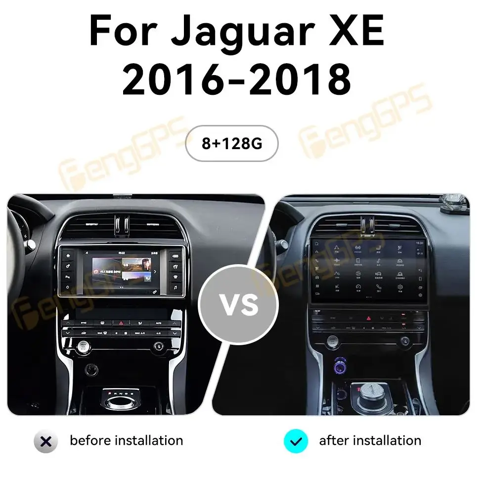 

Автомобильный радиоприемник 1920*1080 HD с экраном 11,4 дюйма для Jaguar XE 2016-2018 Android 13, автомобильный GPS-навигатор, мультимедийный плеер, авто-видео стерео