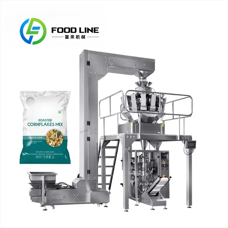 Continuous Granule Packaging Line Uninterrupted Production Flow With Steady Material Supply Improve Daily Output For Industrial