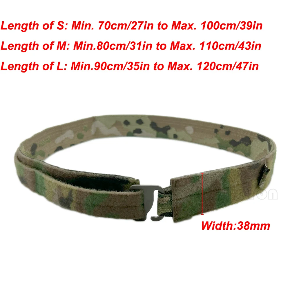 Tactical Belt G Hook Quick Detach Metal Buckle Lightweight Bison Inner Belt Battle Belt Airsoft Hunting Accessories