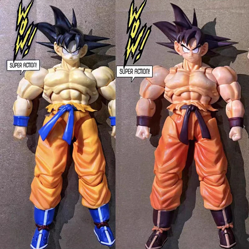 لعبة دراغون بول واو سوبر موبايل أول مبارزة سون جوكو كايوكين قبضة فارغة 1/12 أنيمي الشكل Shf دمية نموذج المرآب عدة لعبة دمية الهدايا #6