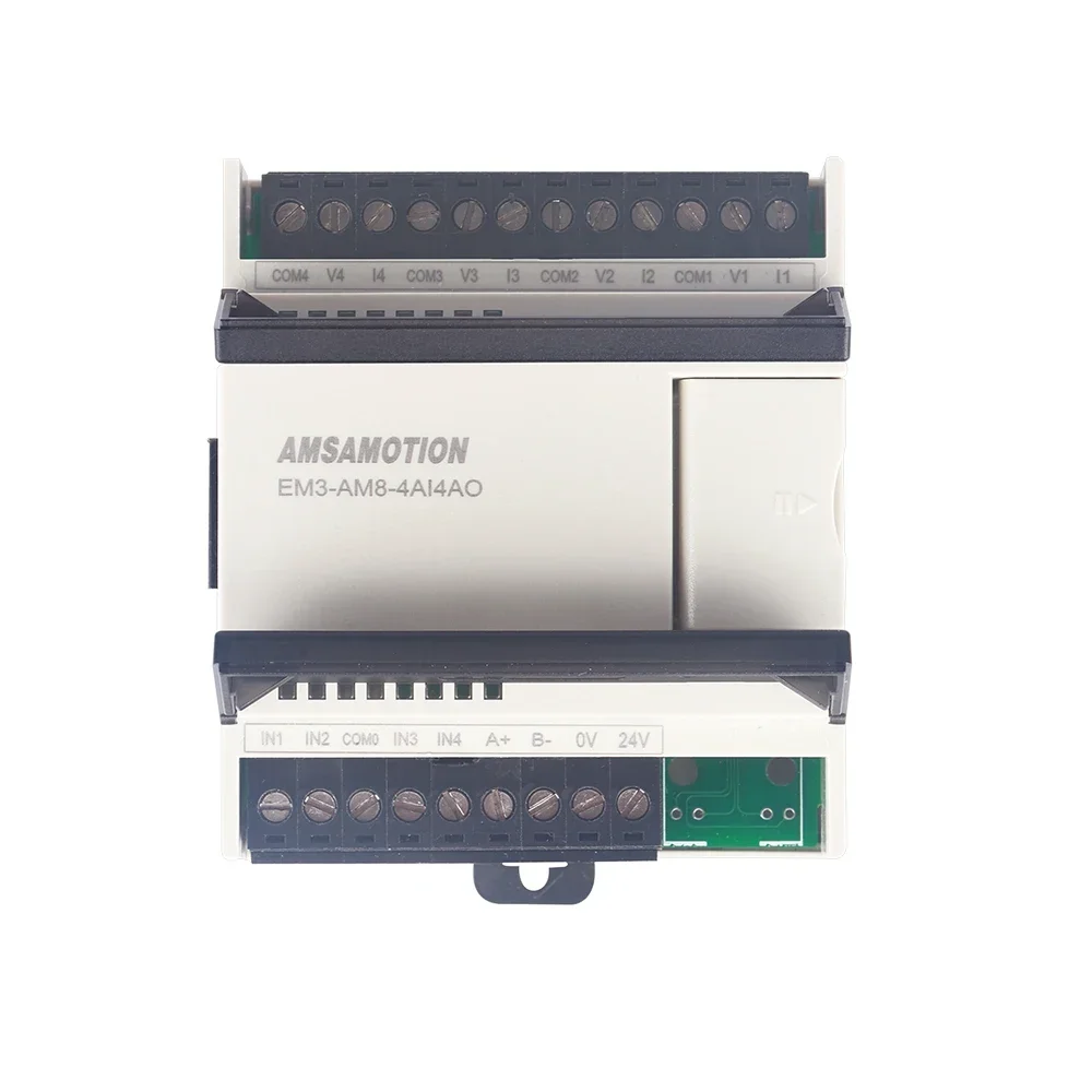 EM3 Module for AMSAMOTION FX3U PLC Programming Controller Analog 4I/4O EM3A-IO8R EM3A-AM8 EM3A-AE8 EM3A-AQ8 EM3A-AR8G PT100