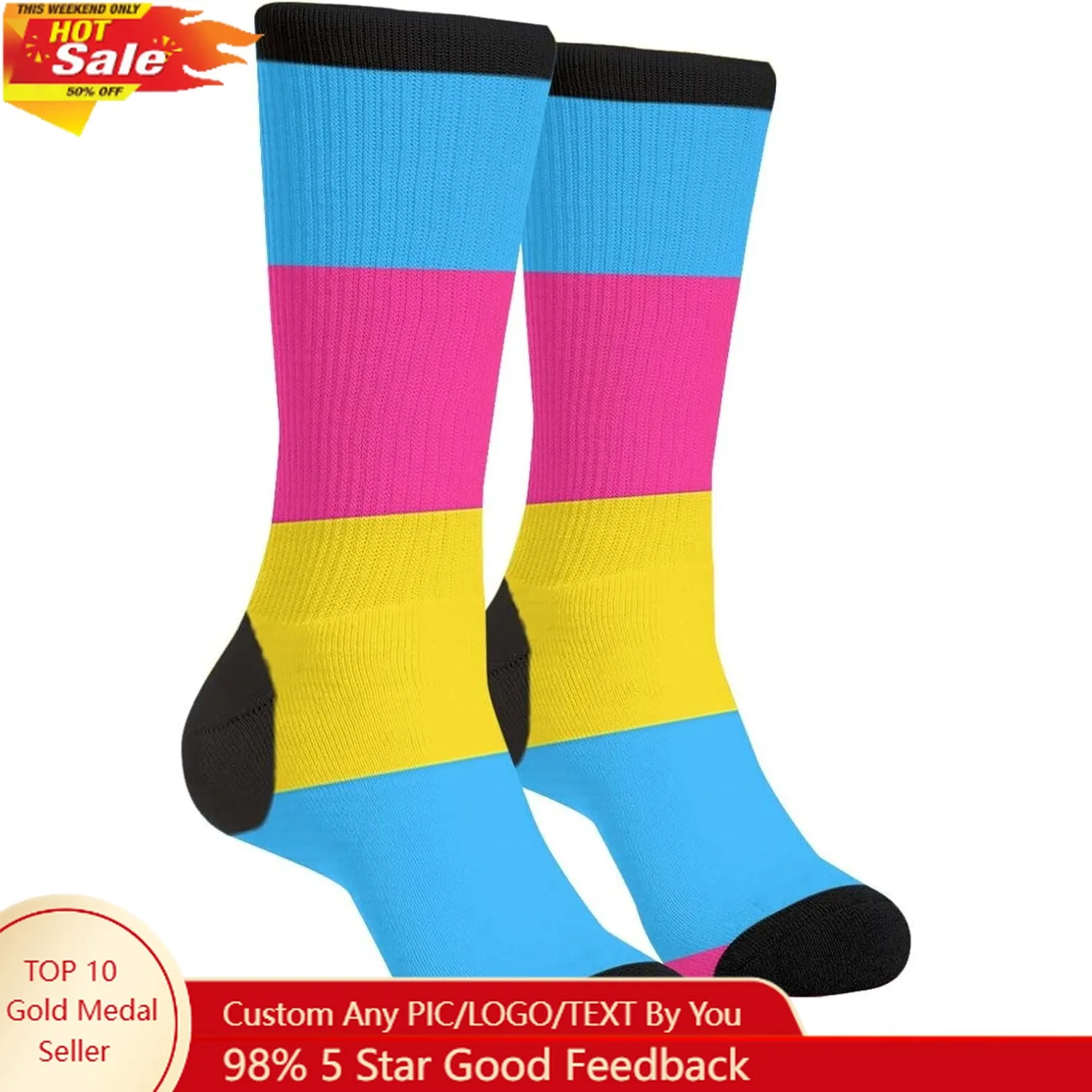 

Casual Funny Funky Novelty Socks For Men Women