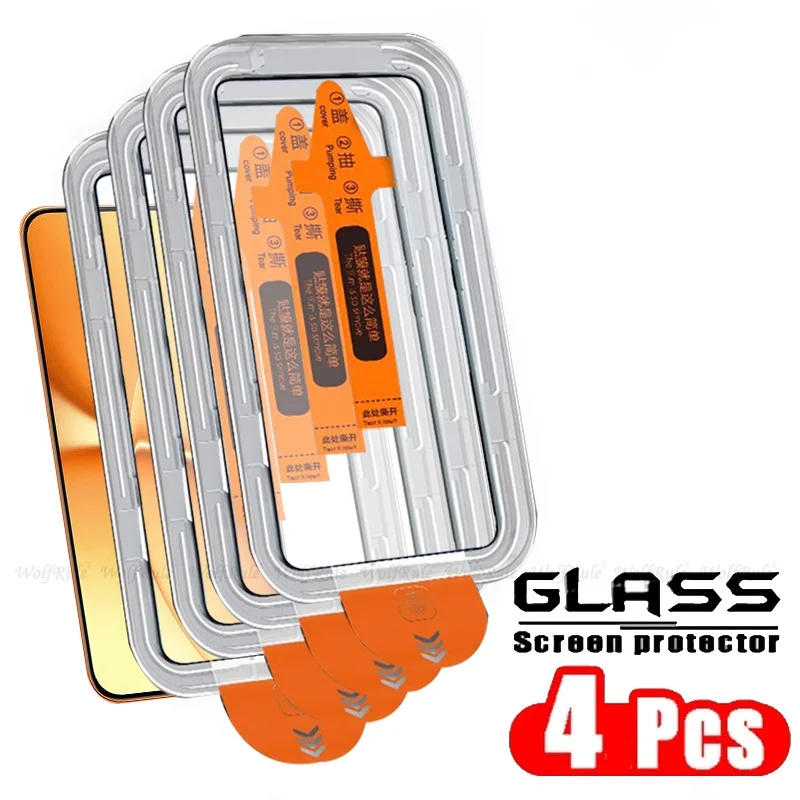 4/3/2/1 Stück für Poco X8 Pro Glas Xiaomi Poco X8 Pro Panzerglas Vollflächiger Kleber 9H Staubfreier Displayschutz Poco X8 Pro Max