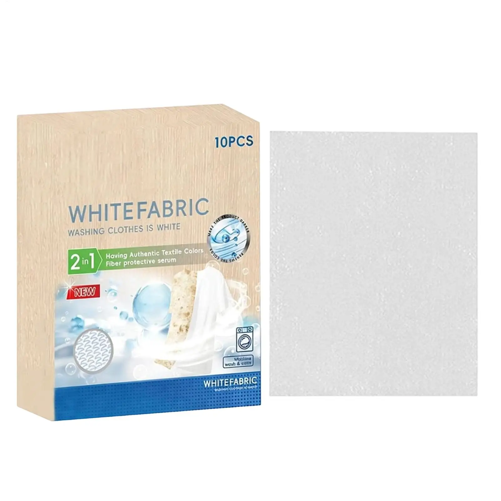 10 Sheets White Fabric Dye Washing Machine Whitener White Dye for Clothes for Cotton Wool Wood Linen Laundry Clothing Shirt ﻿