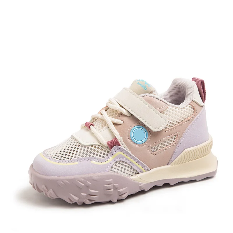 Summer And Spring Boys & Girls Shoes Casual Sports Fashion Air Mesh Breathable Kids Sneakers Size 26-37