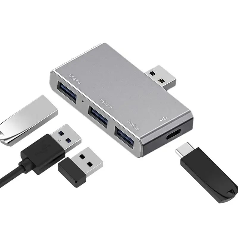 

DisplayLink Docking Station 4-in-1 TYPE-C 3 Monitor Docking Station Portable Multifunctional USB C Double Monitor For Computer