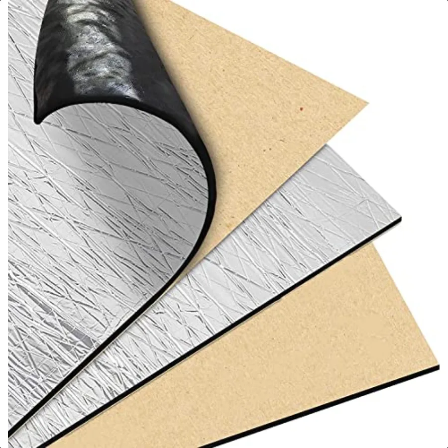 

196 mil 37 sqft Car Sound Deadener Deadening Mat o Noise and Heat Shield Insulation Closed Cell Foam Dampening Material with Se