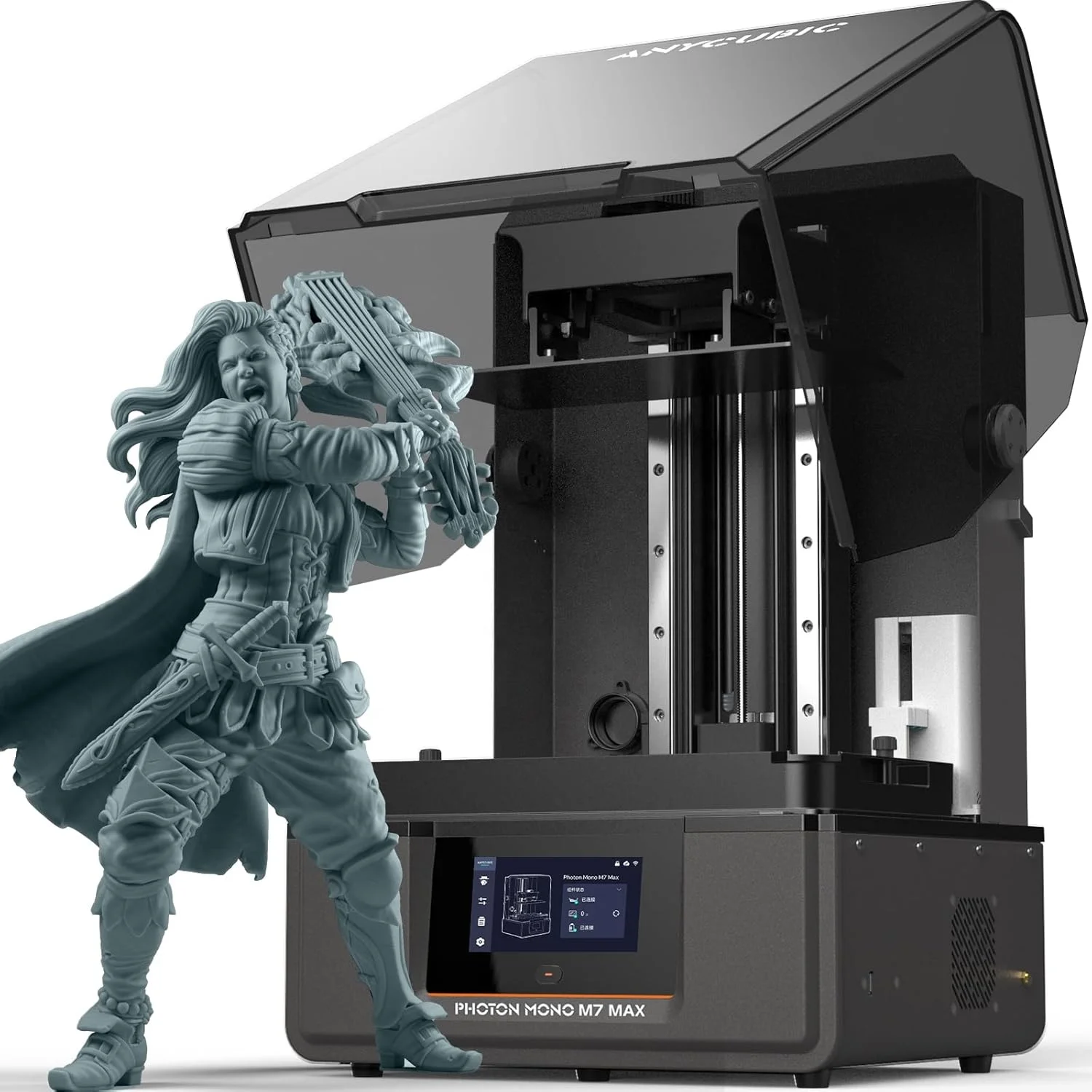Photon Mono M7 MAX Ready To Ship High Speed Large Size 298mm*164mm*300mm Intelligent-Assist Print Resin LCD 3D Printer