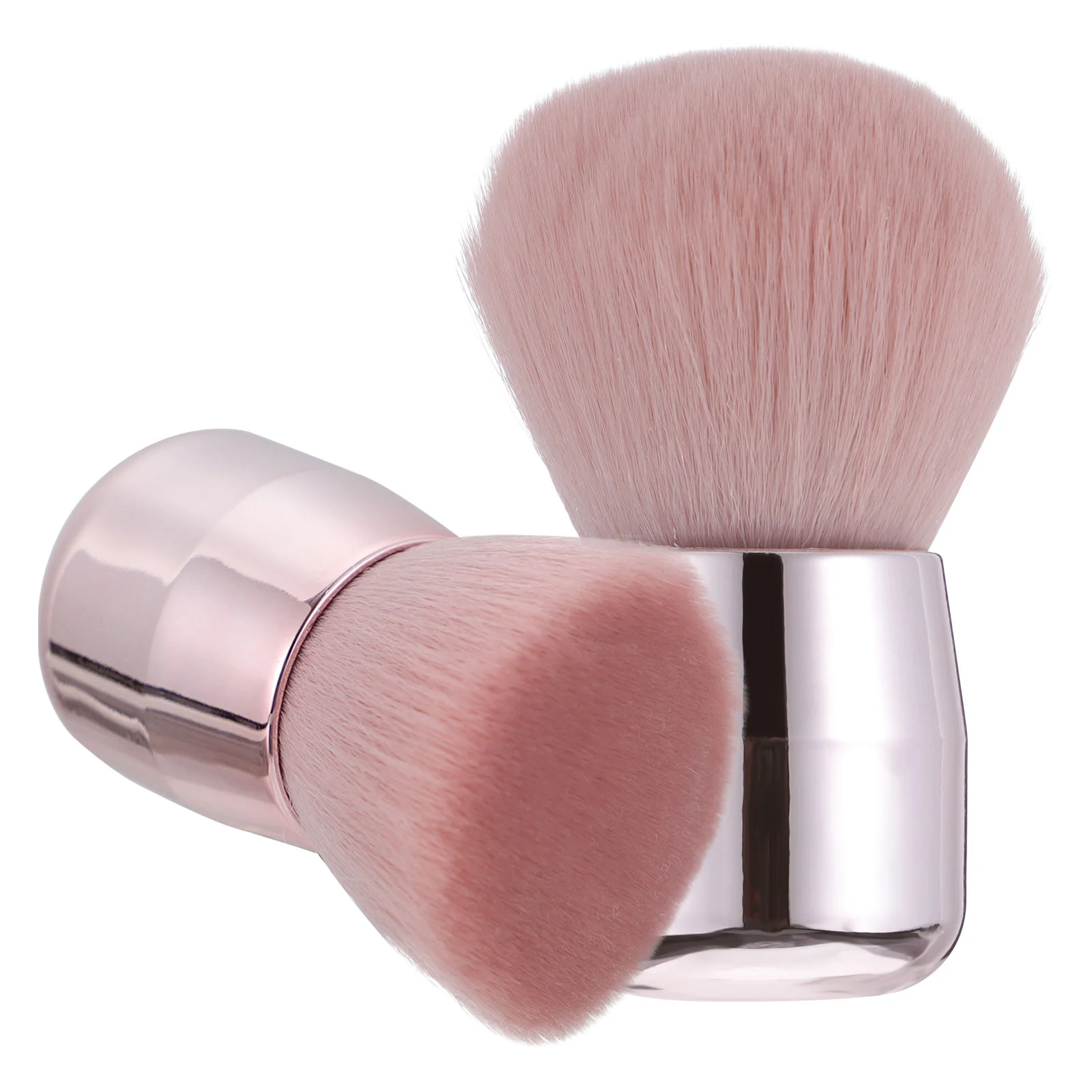 2 Pcs Mushroom Head Stucco Blush Brush Powder Foundation Loose Face Artificial Fiber Man