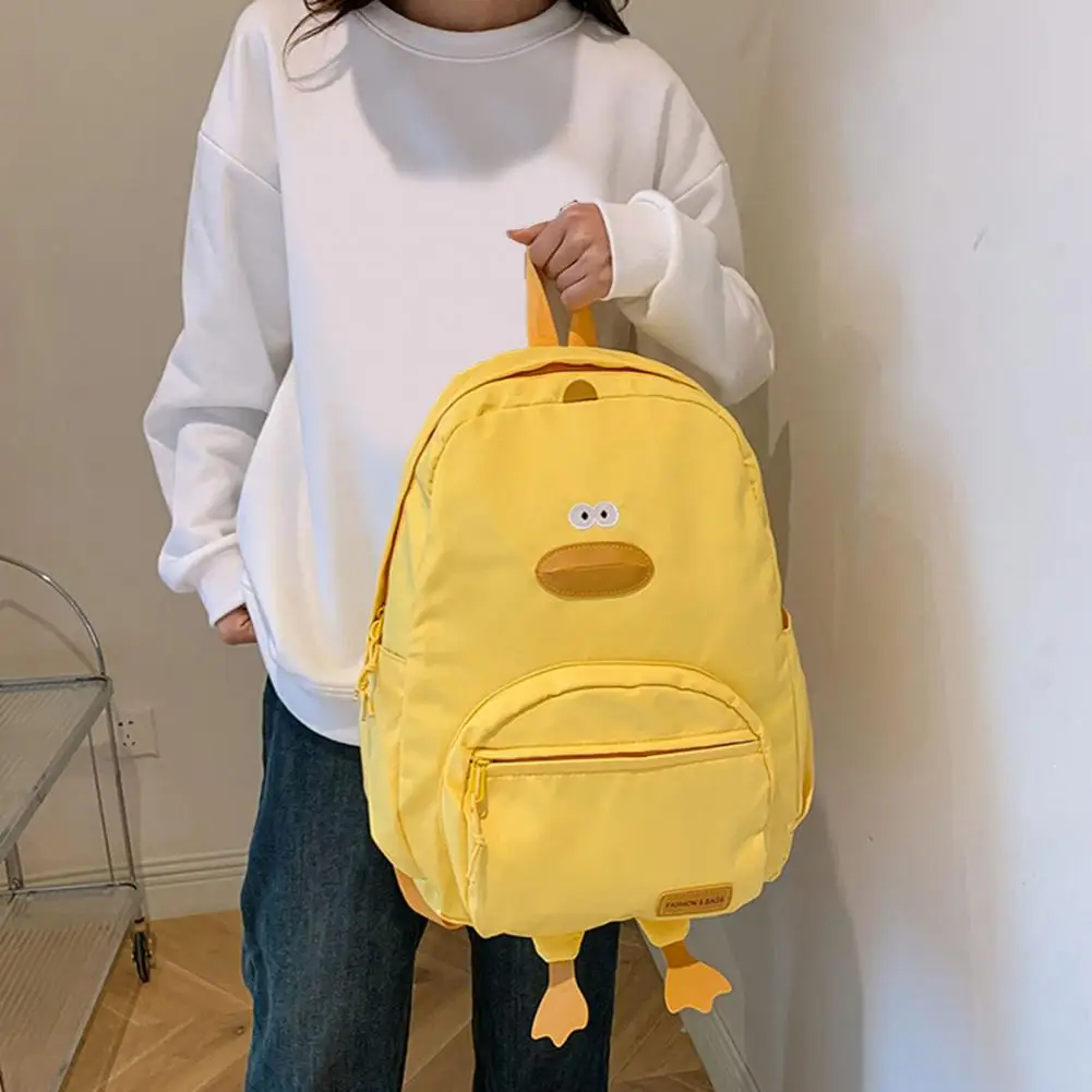 حقيبة ظهر بتصميم بطة لطيفة للمدرسة، حقائب ظهر رائعة على شكل بطة للمراهقات والبنات، حقائب مدرسية للطلاب