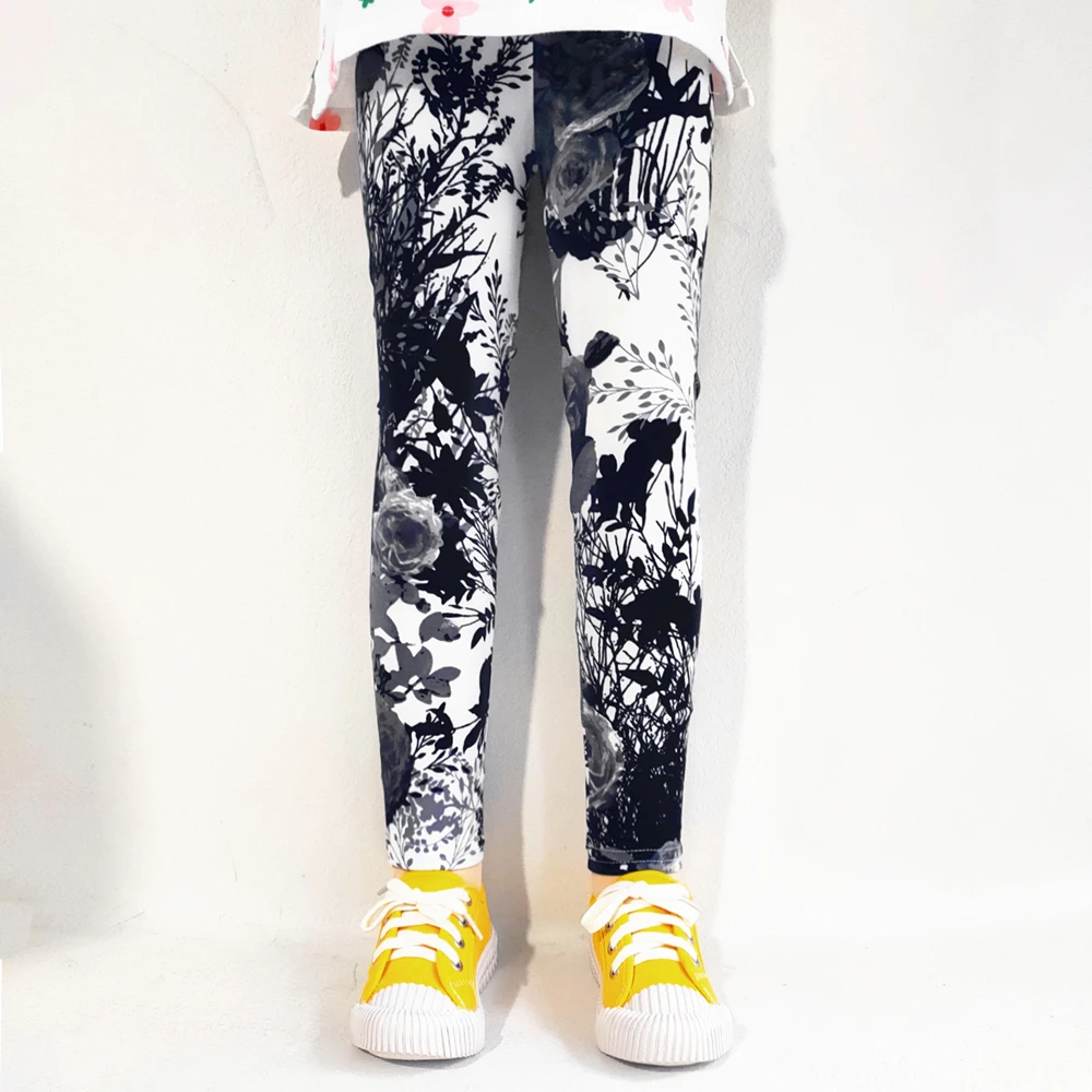 Mädchen Leggings Mode Cartoon Enge Hosen Frühling und Herbst Baby Mädchen Slim Fit Blumen Leggings Sommer Kinder Hosen – Detail 20