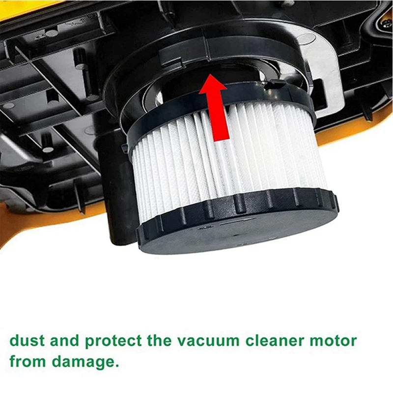 2X сменный HEPA-фильтр для DEWALT DC5151H DC515H DCV517, запасные аксессуары для пылесоса для влажной и сухой уборки
