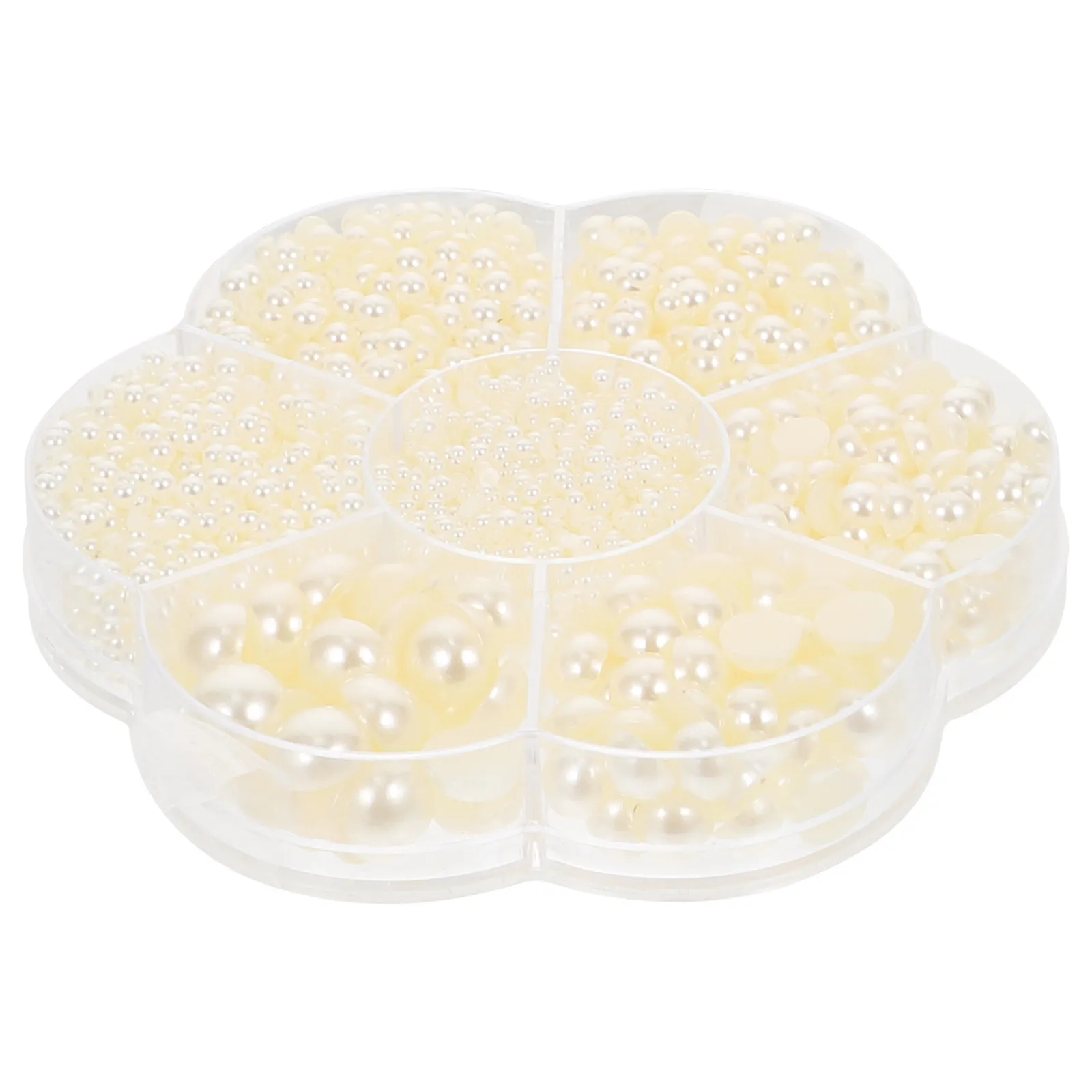 

1 коробка полукруглых полимерных подвесок с имитацией жемчуга премиум-класса для рукоделия, скрапбукинга, заколок для волос, чехлов для телефонов, украшений