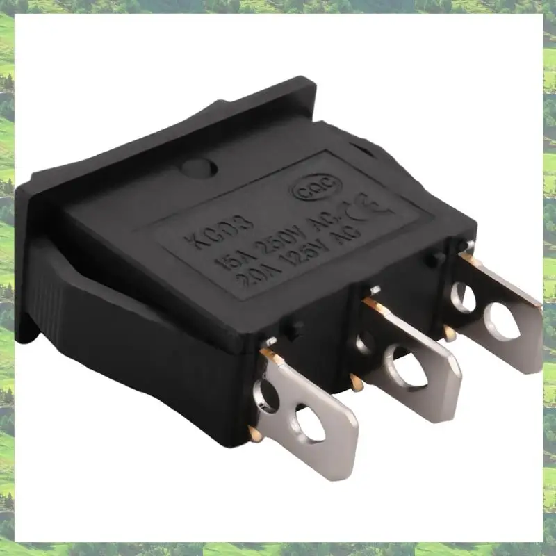 A59Z-2PCS 3 Pin SPDT ON-OFF-ON 3 Position Snap Rocker Switch With 6 Pin DPDT On/On 2 Position Mini Toggle Switch Blue