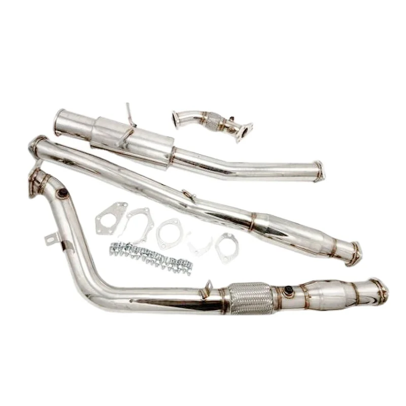 

Exhaust Catback Cat Back With Resonated for Suba*ru 02-07 Impreza WRX / STI 4.5" Tip Turbo-Back