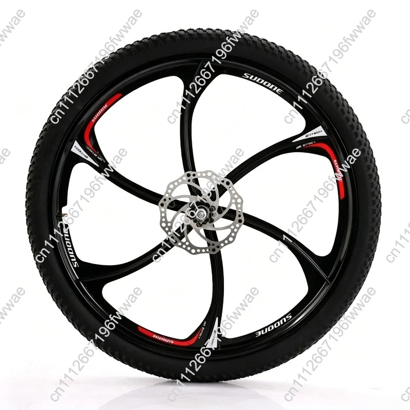 For 24 inch 26 inch mountain bike bearing six-knife integratedwheelsetdiscbrake magnesium aluminum alloy wheel set bicycle wheel