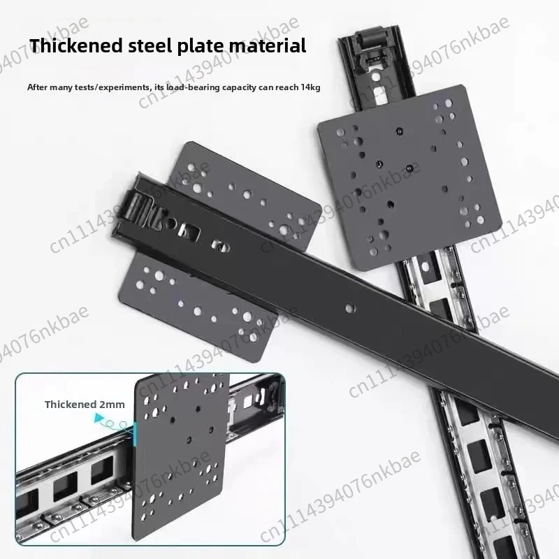 Upfold Hidden Pivot Door Hardware Silent Retractable Track Wardrobe Pocket Door Fittings