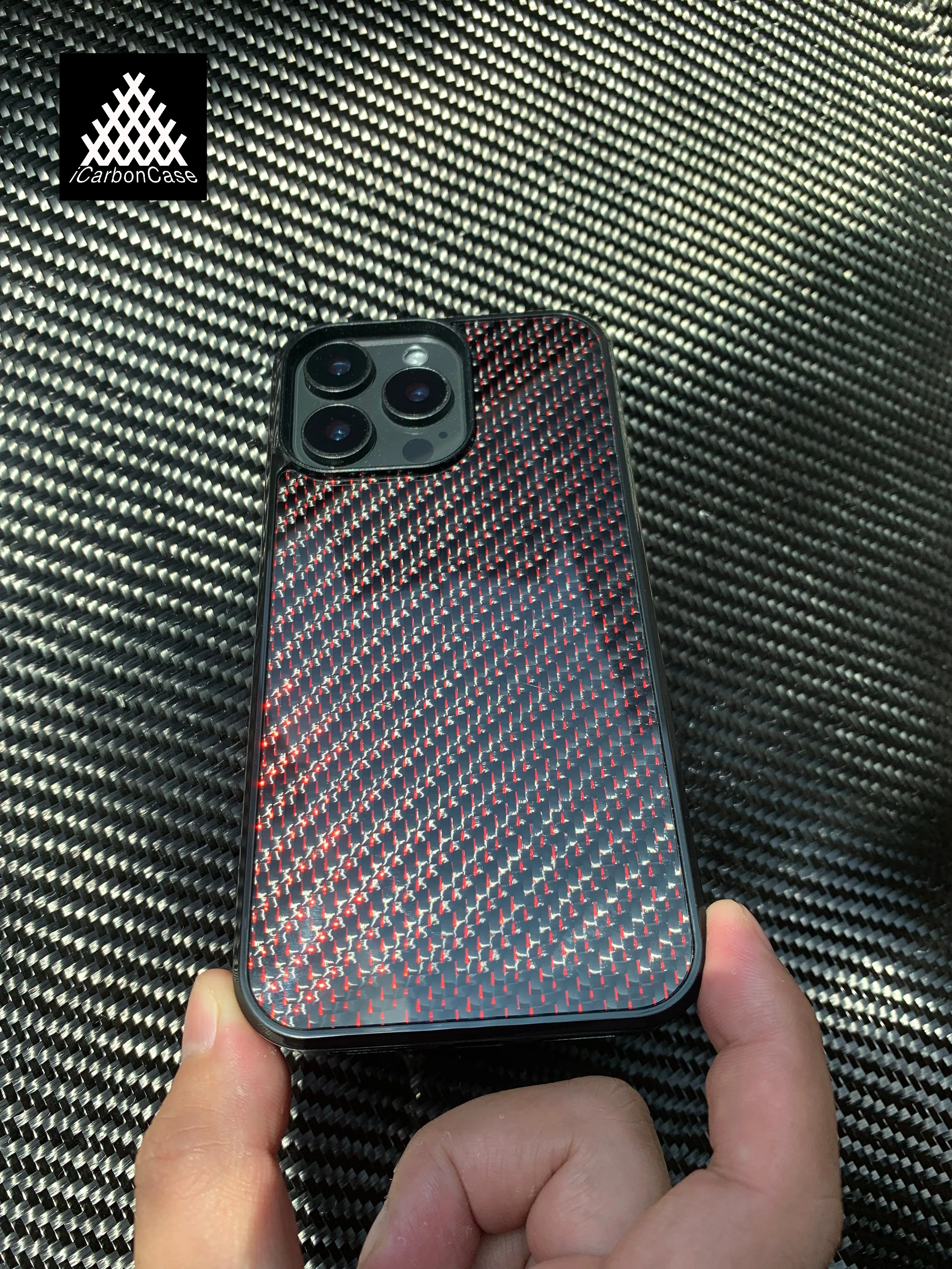 Magnetic Woven Carbon Fiber Case for iPhone 17 Air 11 12 13 14 15 16 Pro Max with Magsafe Full Coverage 3K Twill Carbon Case