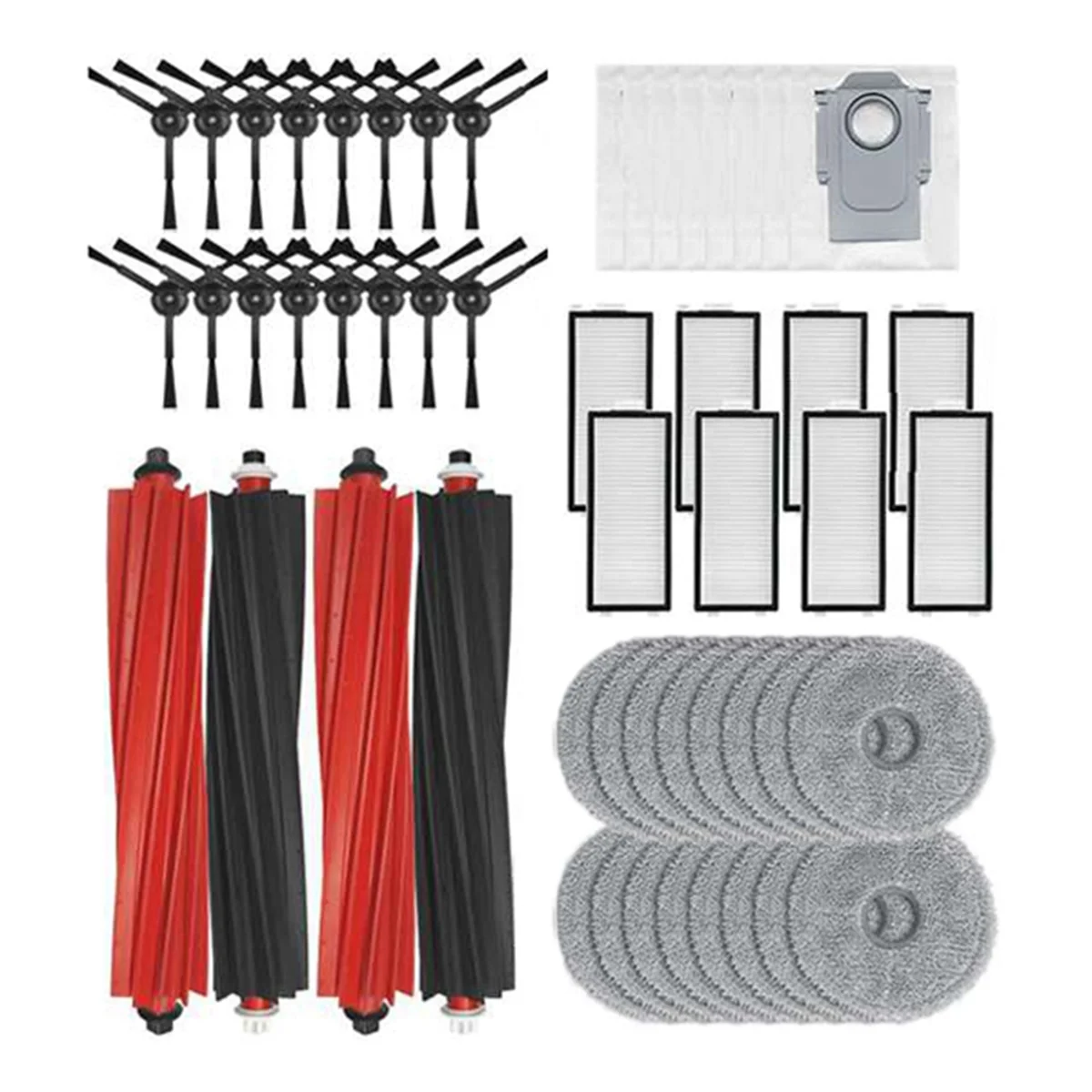 

Для V20 / P10S Pro Основная боковая щетка Швабра Ткань Hepa фильтр пылесборник аксессуары запасные части