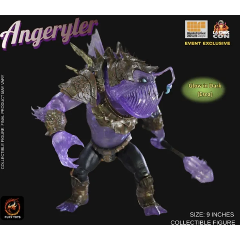 FURY TOYS Fury Studio Oryginalny Demon Gór i Morza Record Lantern Fish 7-calowy Gotowy Produkt Ruchoma Figurka Model Zabawka