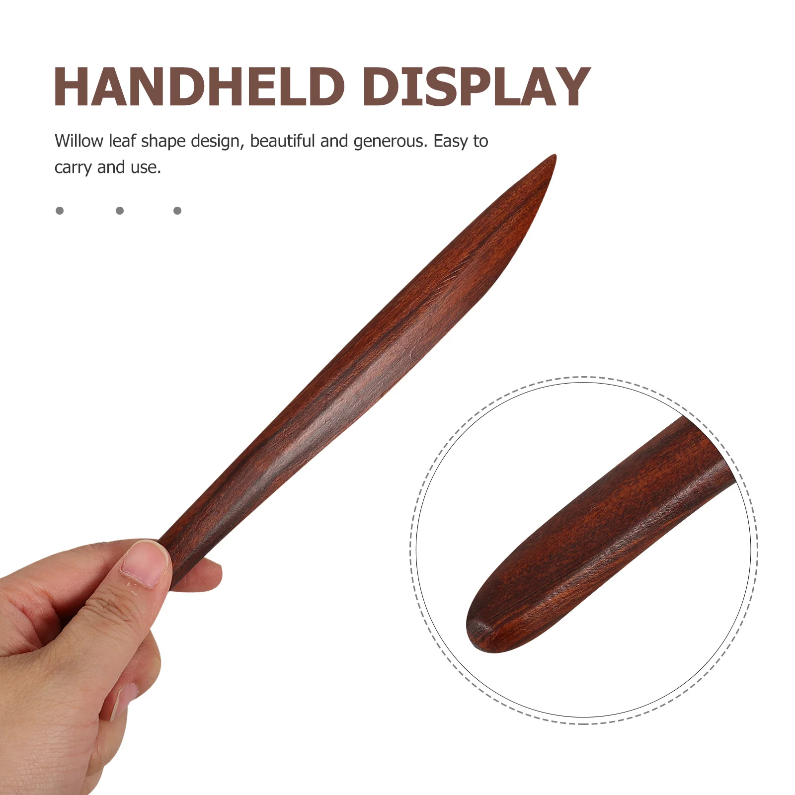 Red Sandalwood Paper Cutter Smooth Surface For Envelopes Xuan Rice Calligraphy Paper Letter Opener Office School Art Craft