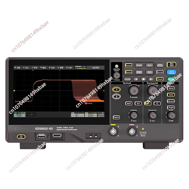 SDS800X HD series High Resolution  Digital Storage Oscilloscopes SampleRate 2 GSa/s, 12-bit Analog-Digital ConverterS