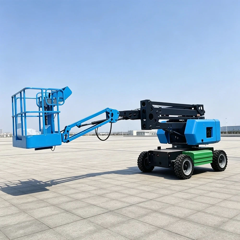 Articulating Boom Lift Electric Scaffold Style Lift and Customized Easy to Operate Aerial Work Platform