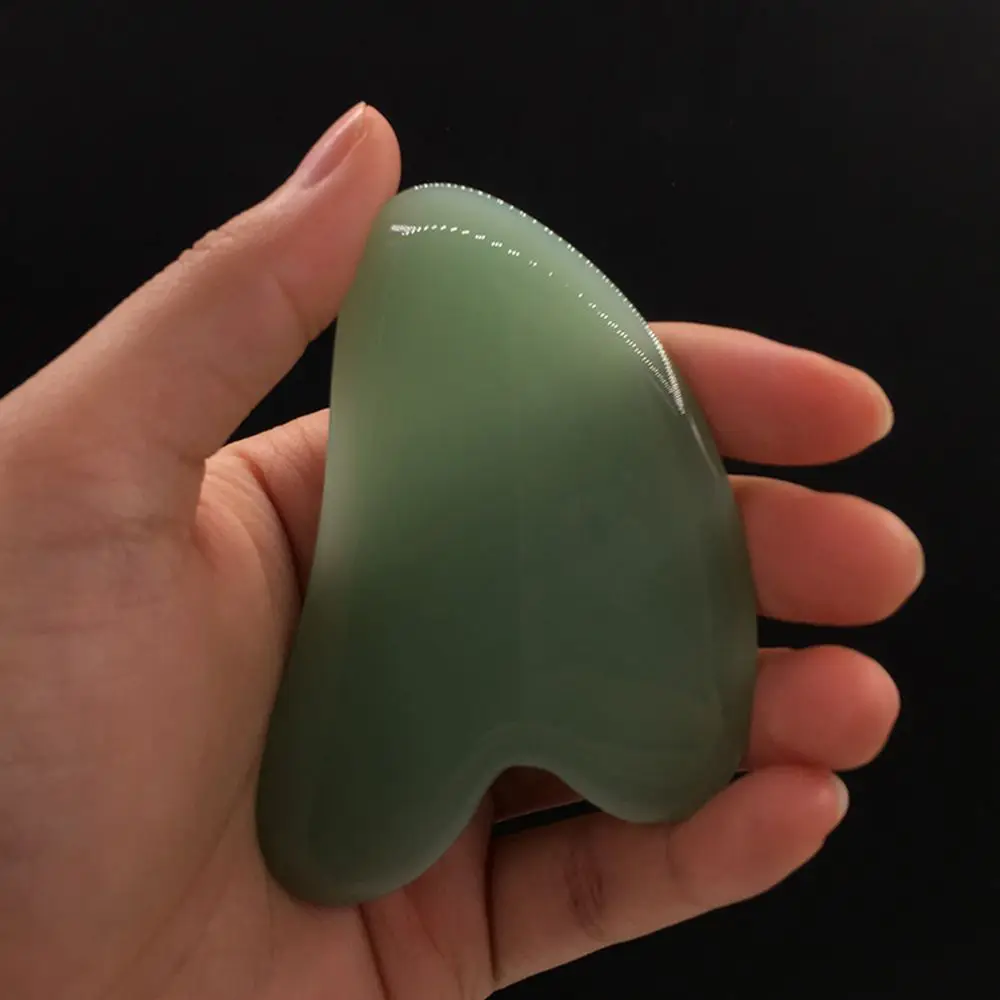 Portable Pressure Relaxation Massager Anti Wrinkle Jade Massager Quartz GuaSha Board