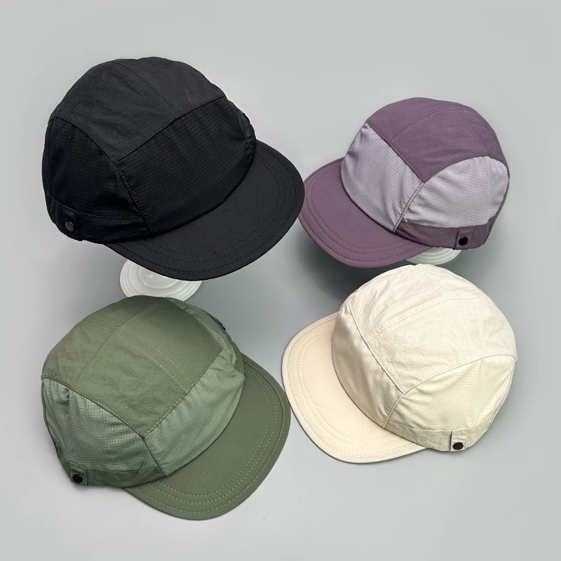 Japanese Retro Solid Quick Drying Baseball Hats New Unisex Outdoor Breathable Montage Sunshade ins Versatile Street Peaked Caps