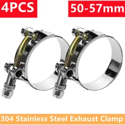 4pcs Exhaust Clamp T Bolt Hose Clamps 1.75